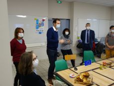 Visioconférence avec le lycée tchèque de Benesov