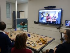 Visioconférence avec le lycée tchèque de Benesov